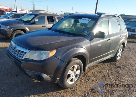 2013 Subaru Forester 2.5X from USA, damaged, VIN JF2SHABC9DH444470